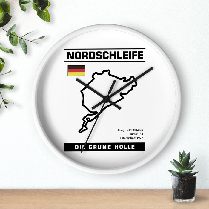 Die Grune Holle Nordschleife Nurburgring Wall Clock