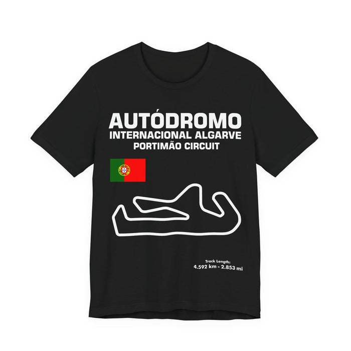 Portimao Track Outline T-shirt for UK customers only---prints and ships from within the UK