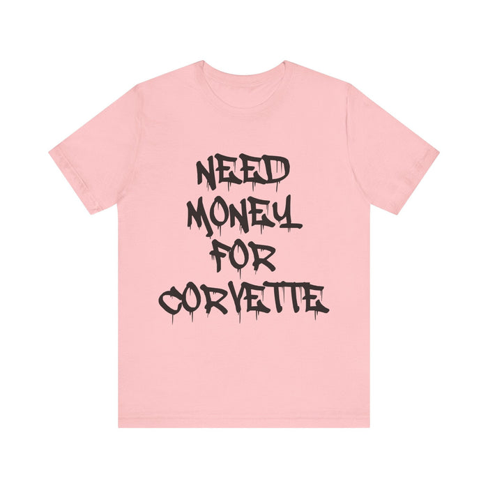 Need Money for Corvette T-shirt for European Customers ONLY--Prints and ships from within Europe