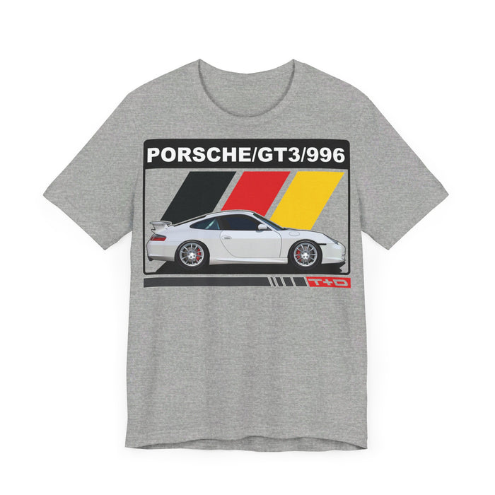 996 GT3 German Flag Stripes t-shirt for European customers only (prints and ships from within Germany)