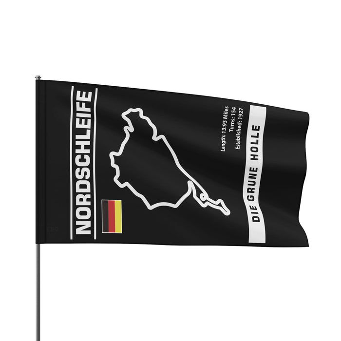 Nurburgring Nordschleife Yard Flag 36x60" black
