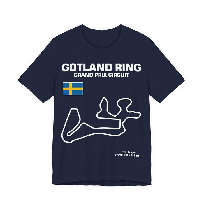 Gotland Ring Sweden Circuit Track Outline for Australian and NZ customers only---this prints and ships from Australia