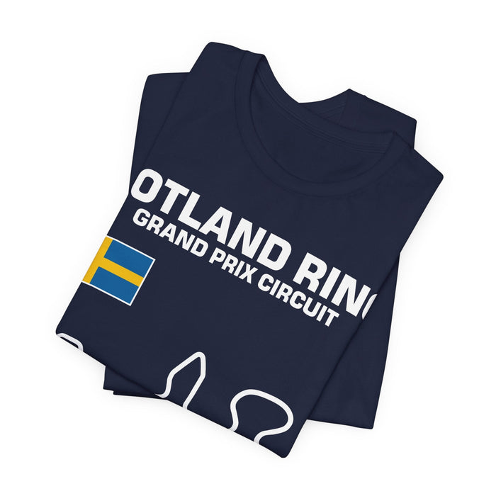 Gotland Ring Sweden Circuit Track Outline for Australian and NZ customers only---this prints and ships from Australia