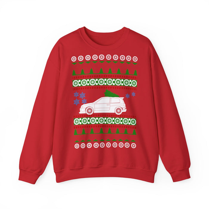 Nissan Pulsar Sunny GTI-R Ugly Christmas Sweater Sweatshirt for customers in EUROPE ONLY---This shirt prints and ships from Germany