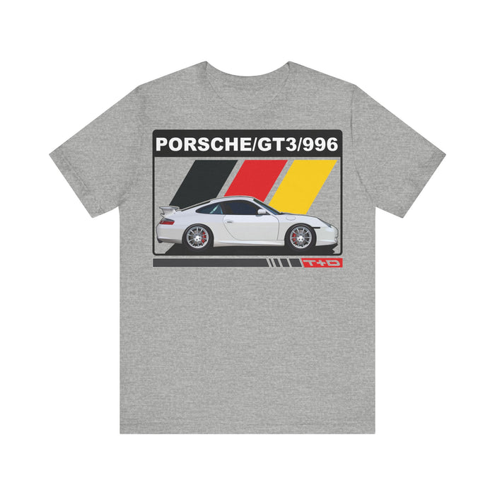 996 GT3 German Flag Stripes t-shirt for European customers only (prints and ships from within Germany)