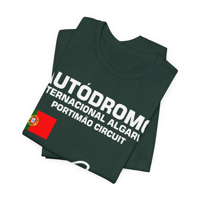 Portimao Track Outline T-shirt for UK customers only---prints and ships from within the UK