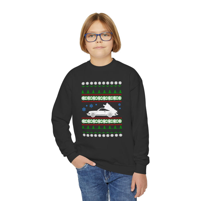 Youth 911 930 Turbo Ugly Christmas Sweater Sweatshirt