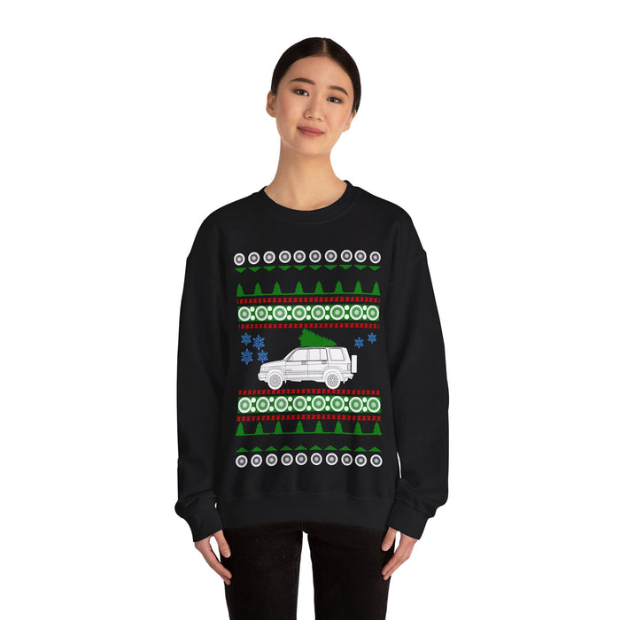 Isuzu Trooper Ugly Christmas Sweater Sweatshirt for customers in the UK only as this prints and ships from the UK