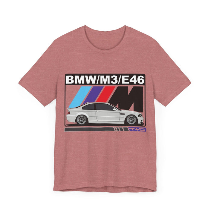 E46 M Stripes T-shirt (prints and ships from within Europe---only order if you reside in Europe)