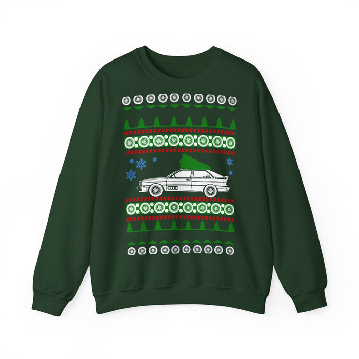 German Car like an Audi UR Quattro Ugly Christmas Sweater Sweatshirt for European Customers ONLY--Prints and ships from within European