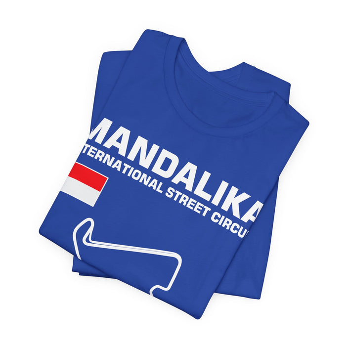 Mandalika International Street Circuit Track Outline T-shirt for European Customers ONLY-- this item prints and ships from within Europe