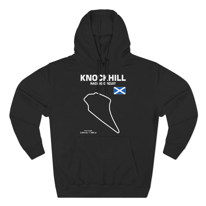 Knockhill Racing Circuit Track Outline Hoodie for UK customers ONLY (Prints and ships from within the UK)