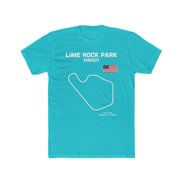 Lime Rock Park Circuit Track Map Outline Graphic T-Shirt