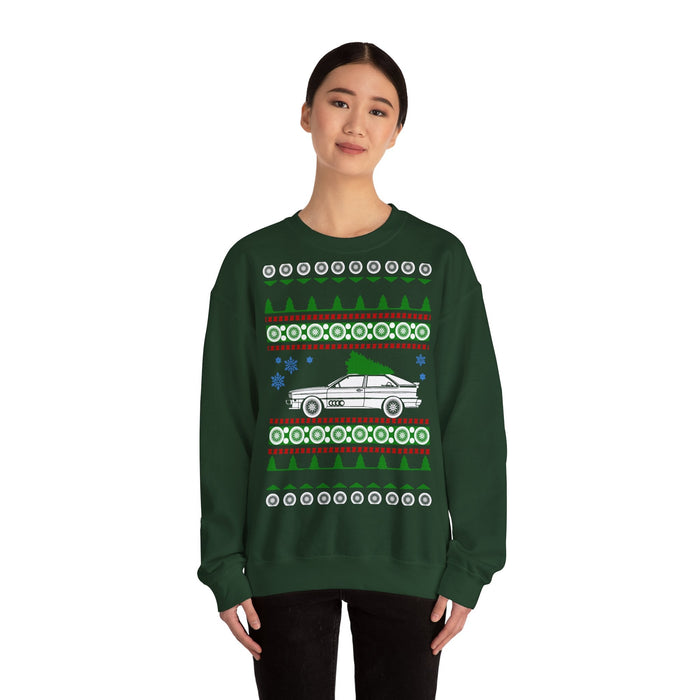 German Car like an Audi UR Quattro Ugly Christmas Sweater Sweatshirt for European Customers ONLY--Prints and ships from within European