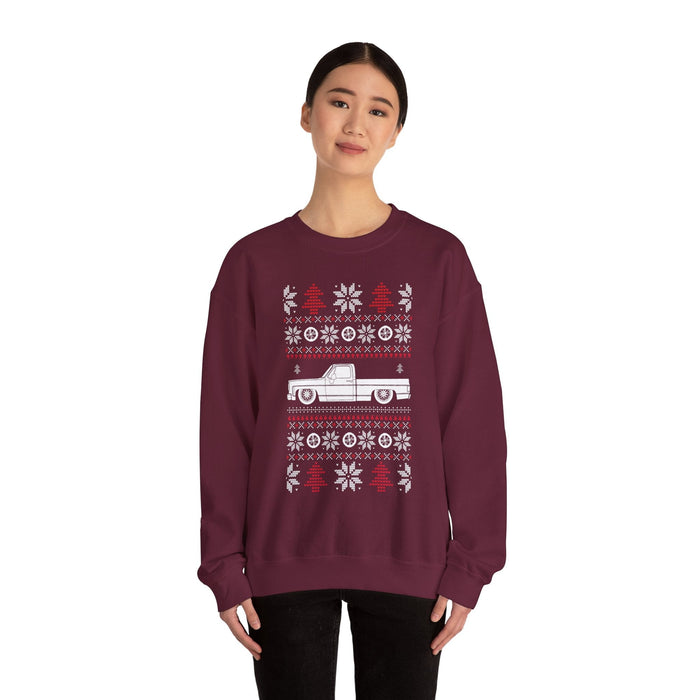 C10 Truck Ugly Christmas Sweater Sweatshirt for Canadian Customers ONLY--Prints and ships from within Canada v2