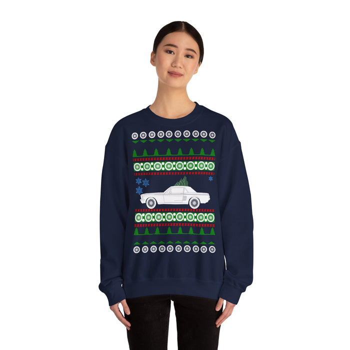 1967 Pacesetter Mustang Ugly Christmas Sweater Sweatshirt for European Customers ONLY--Prints and ships from Europe