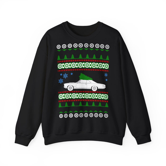 Pontiac GTO Ugly Christmas Sweater Sweatshirt for European Customers ONLY--Item prints and shipped from Germany