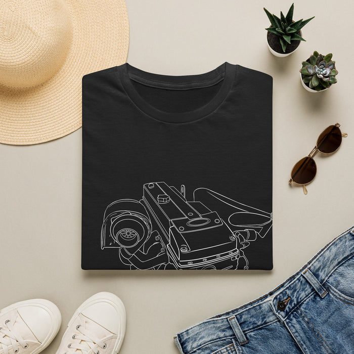 Barra Engine Outline T-shirt for Australian and New Zealand Customers ONLY---This shirts prints and ships from Australia