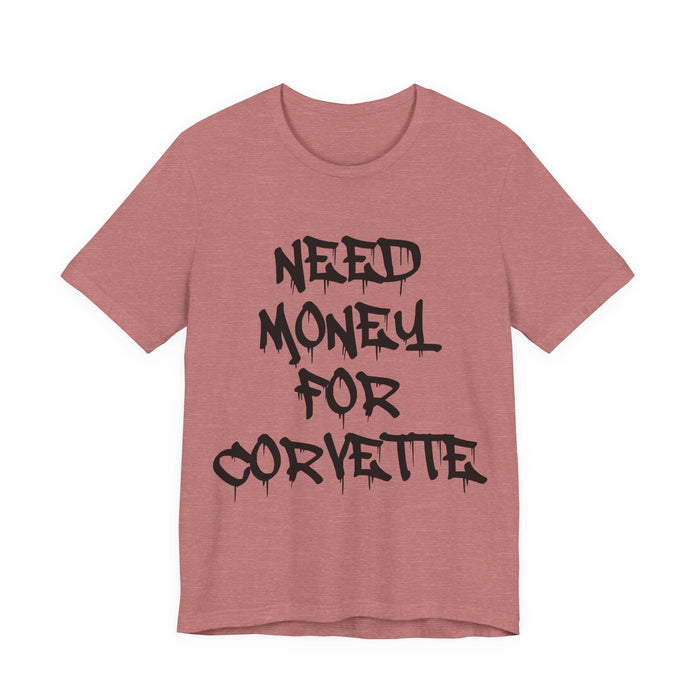 Need Money for Corvette T-shirt for European Customers ONLY--Prints and ships from within Europe