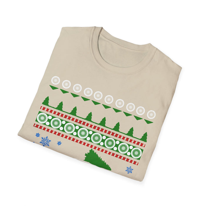 Swedish Wagon like a 245 Ugly Christmas "Sweater" t-shirt