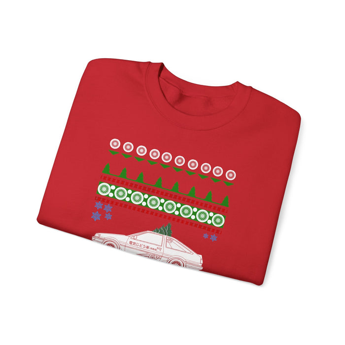 AE86 Hatchback Ugly Christmas Sweater Sweatshirt for UK customers ONLY--item prints and ships from within the UK