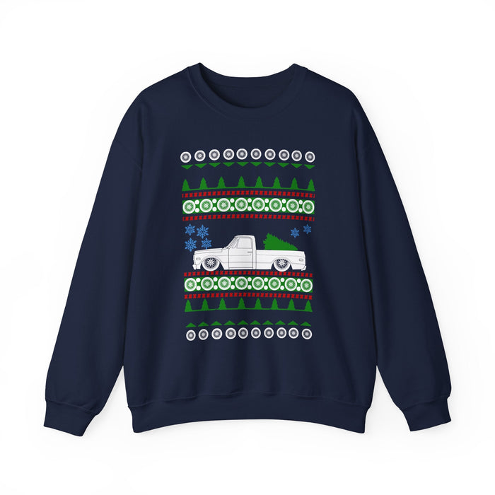 C-10 Fleetside 1971 Pick Up Truck Ugly Christmas Sweater for Canadian Customers ONLY--Prints and ships from within Canada