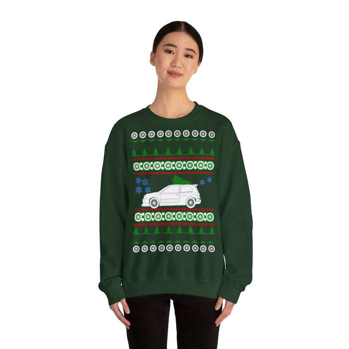 Nissan Pulsar Sunny GTI-R Ugly Christmas Sweater Sweatshirt for customers in EUROPE ONLY---This shirt prints and ships from Germany