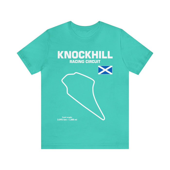 Track Outline Series Knockhill Racing Circuit for UK customers only---Prints and ships from within the UK