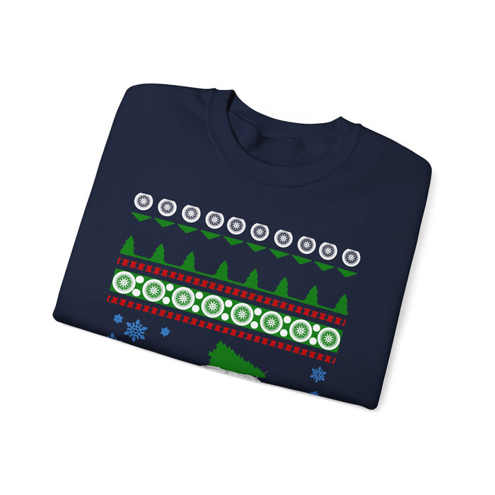 Mitsubishi Lancer Evo IX ugly christmas jumper sweater for UK customers ONLY-- Prints and ships from the UK