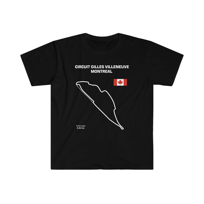 European Customers Only---Circuit Gilles Villeneuve Montreal Track Outline Series shirt