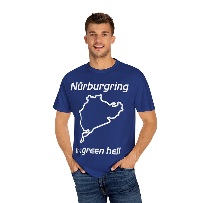 Comfort Colors Nurburgring The Green Hell "Die Grune Holle" Track Outline T-shirt