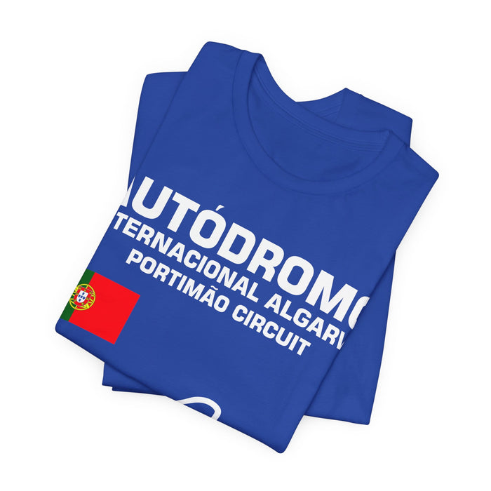 Portimao Track Outline T-shirt for UK customers only---prints and ships from within the UK