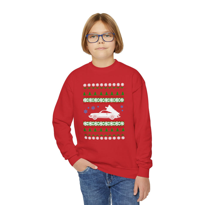 Youth 911 930 Turbo Ugly Christmas Sweater Sweatshirt