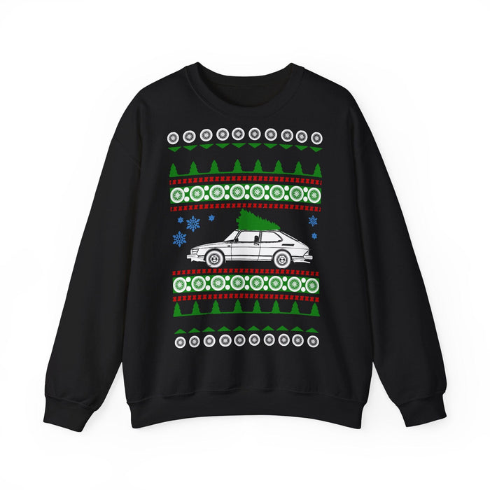 Early Saab 900 Ugly Christmas Sweater Sweatshirt for European Customers ONLY--This prints and ships from within Europe