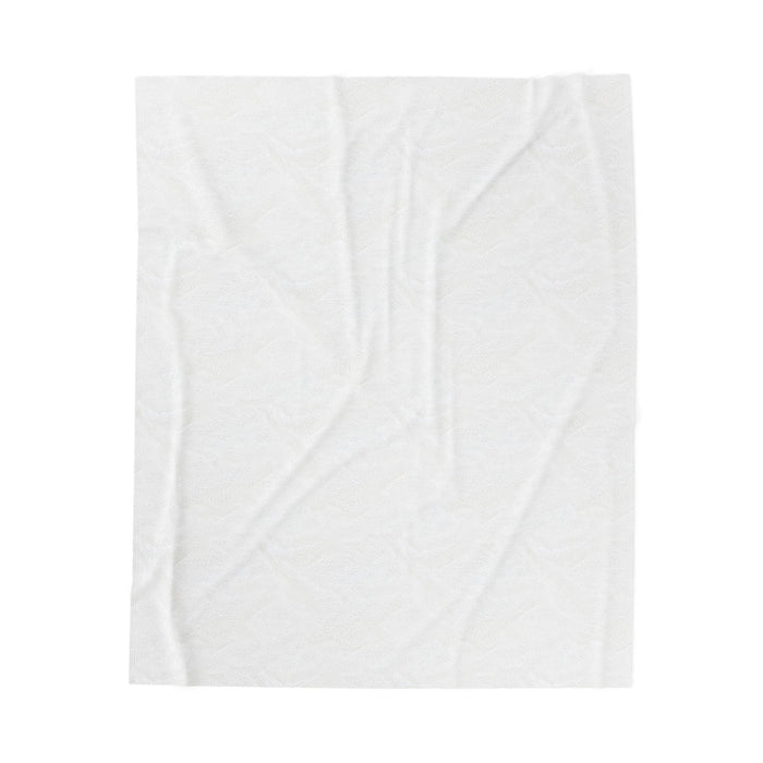 Nordschleife Track Outline Velveteen Plush Blanket — Stadium-Style Racing Throw