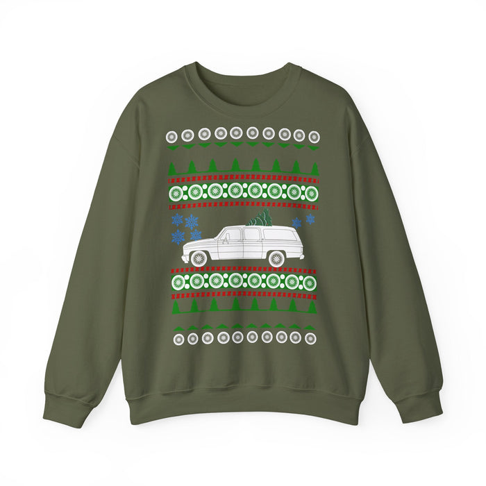 7th Gen Suburban Ugly Christmas Sweater For European Customers ONLY---Prints and ships from within  Europe