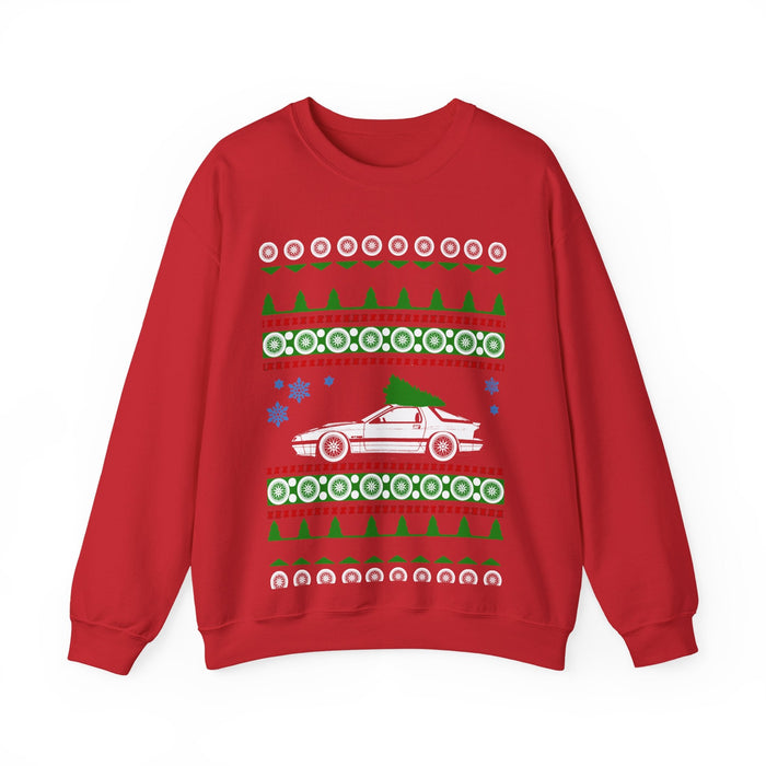 Mazda RX-7 RX7 2nd generation Ugly Christmas Sweater For Australian and New Zealand Customers ONLY---Prints in AUS