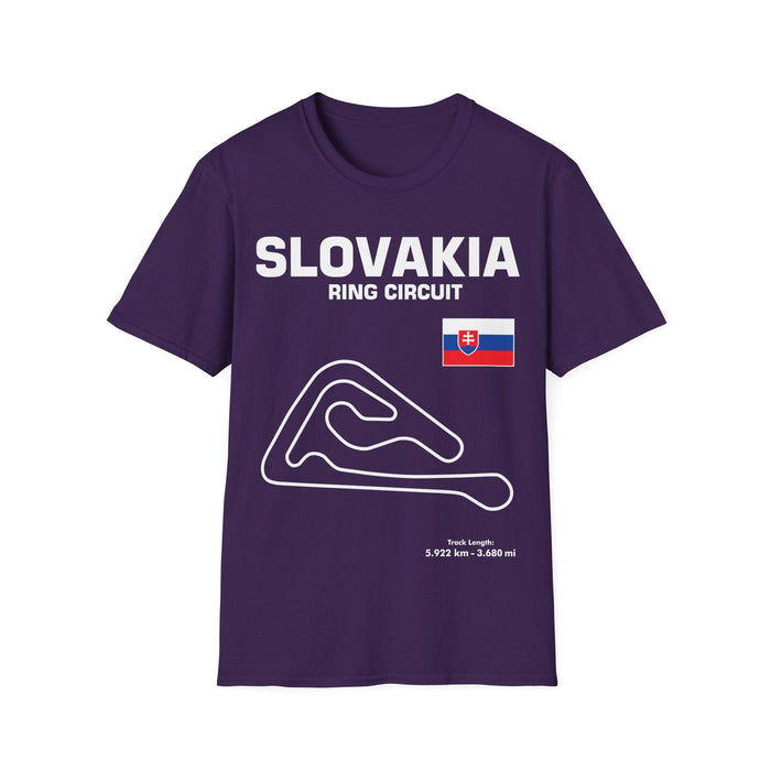 Slovakia Ring Circuit Track Outline for customers in the UK only--Prints and ships from within the UK
