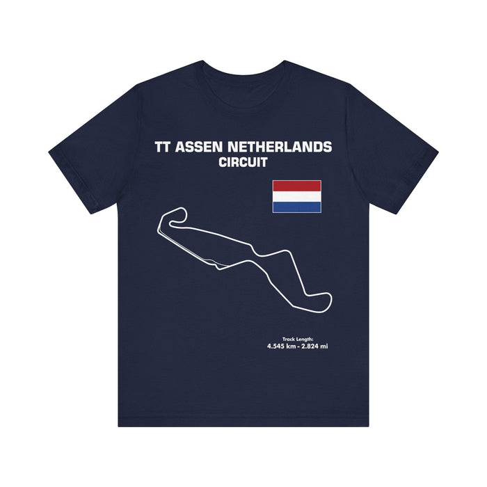 TT Circuit Assen Track Outline for UK customers ONLY---Item prints and ships from within the UK