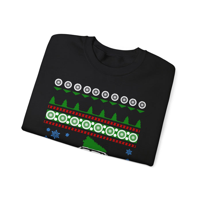 Swedish Car like a 240 Sedan Ugly Christmas Sweater Jumper For UK customers ONLY--Item prints and ships from within the UK