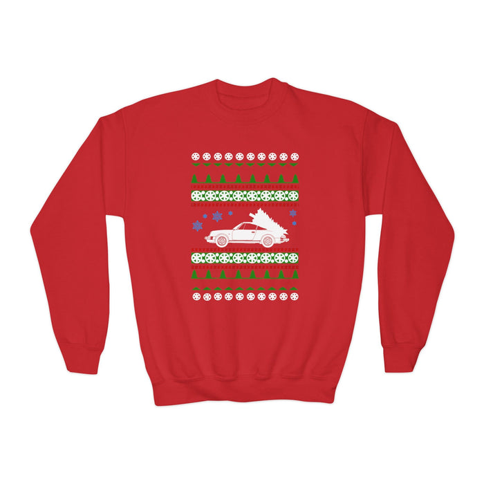 Youth 911 930 Turbo Ugly Christmas Sweater Sweatshirt