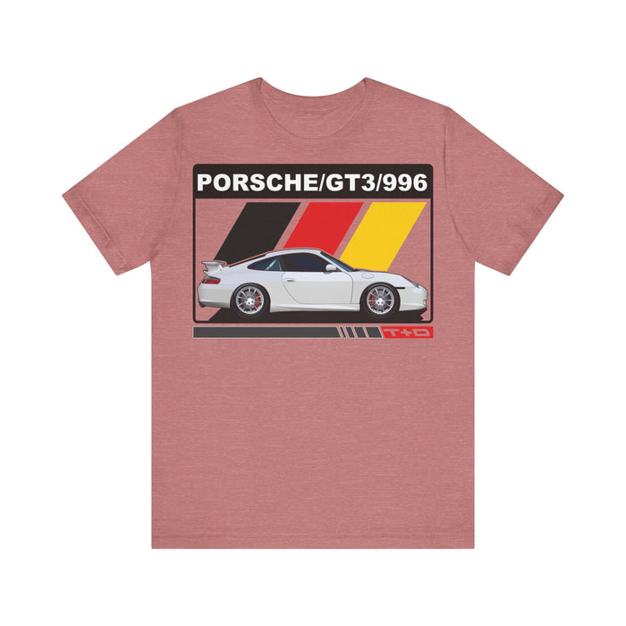 996 GT3 German Flag Stripes t-shirt for European customers only (prints and ships from within Germany)