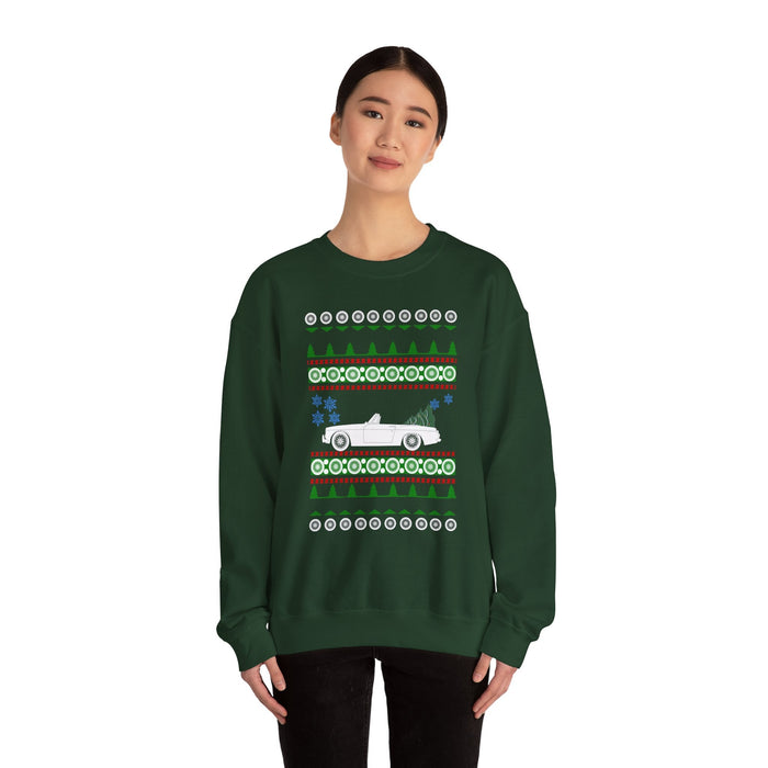 Datsun Roadster Ugly Christmas Sweater Sweatshirt for Customers Residing in Canada ONLY--Prints and ships from within Canada