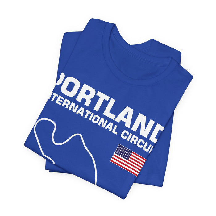 Portland International Circuit Track Outline T-shirt