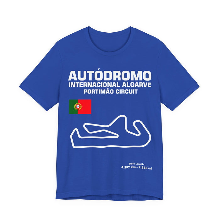 Portimao Track Outline T-shirt for UK customers only---prints and ships from within the UK