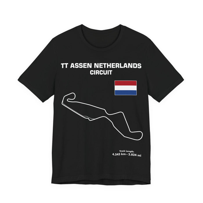 TT Circuit Assen Track Outline for UK customers ONLY---Item prints and ships from within the UK
