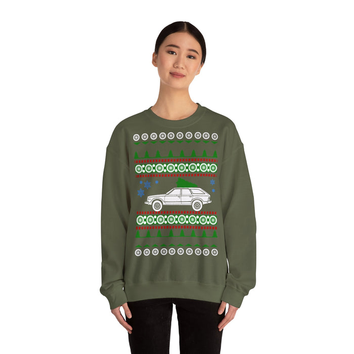 AMC Eagle Wagon 4x4 Ugly Christmas Sweater Sweatshirt for European Customers ONLY---This item prints and ships from Europe