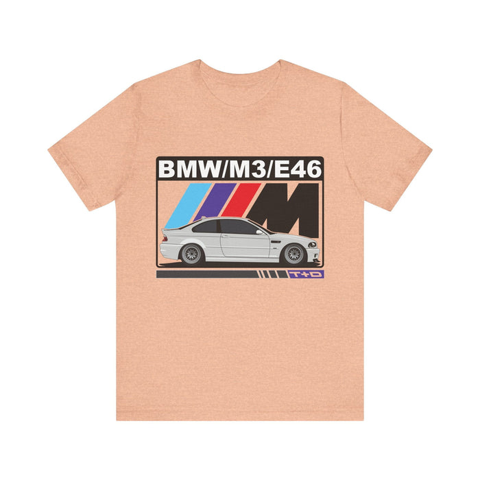 E46 M Stripes T-shirt (prints and ships from within Europe---only order if you reside in Europe)