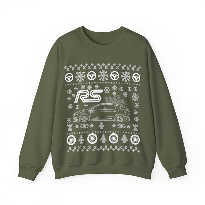 Focus RS 2018+ Ugly christmas Sweater for UK customers ONLY---Prints and ships from within the UK