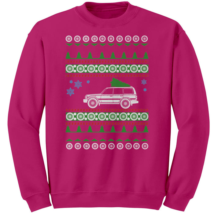 80 Series Land Cruiser Ugly christmas sweatshirt - updated 1
